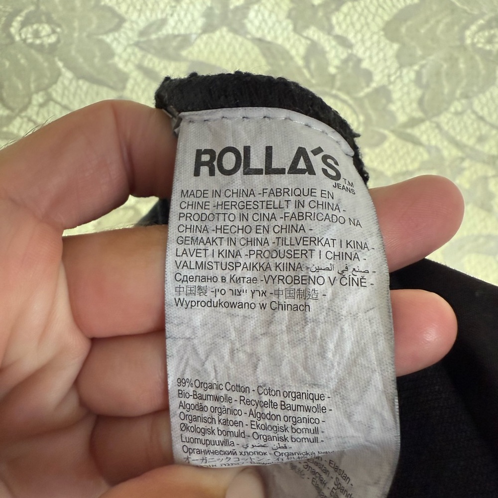 ROLLA'S Women's black east coast Flare Jeans sz 29 worn once like new - Picture 10 of 10